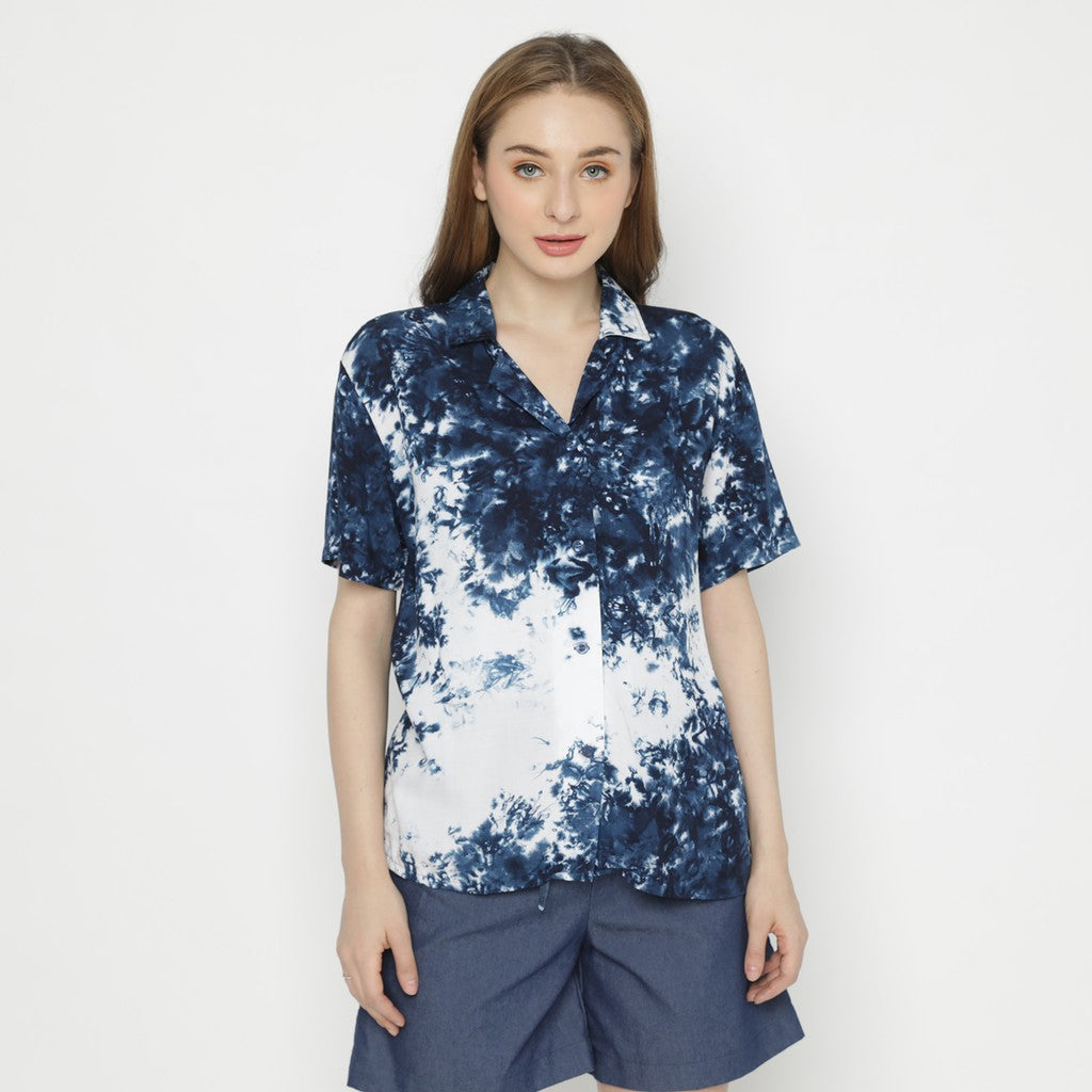 Kichi Batik Kemeja Tie Dye Batik Langit