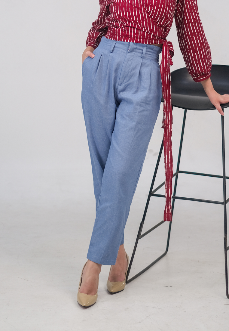 Nuria Long Pants Denim Light