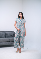 Mia Blouse Motif A Green