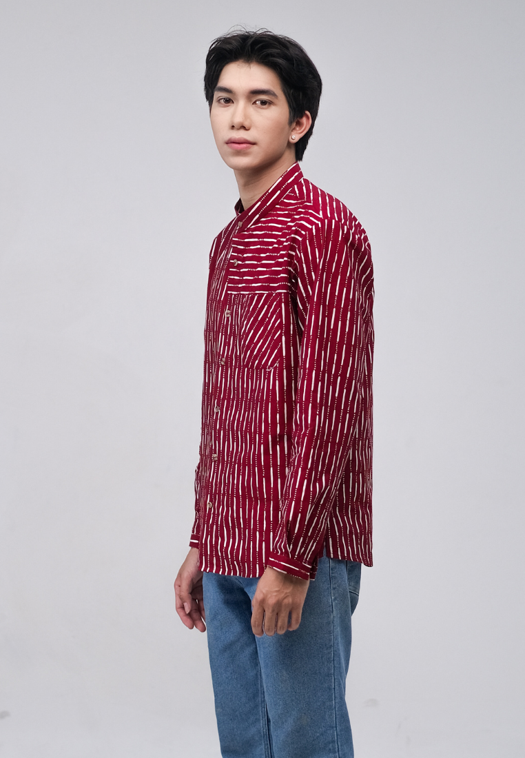 Bagas Shirt Maroon