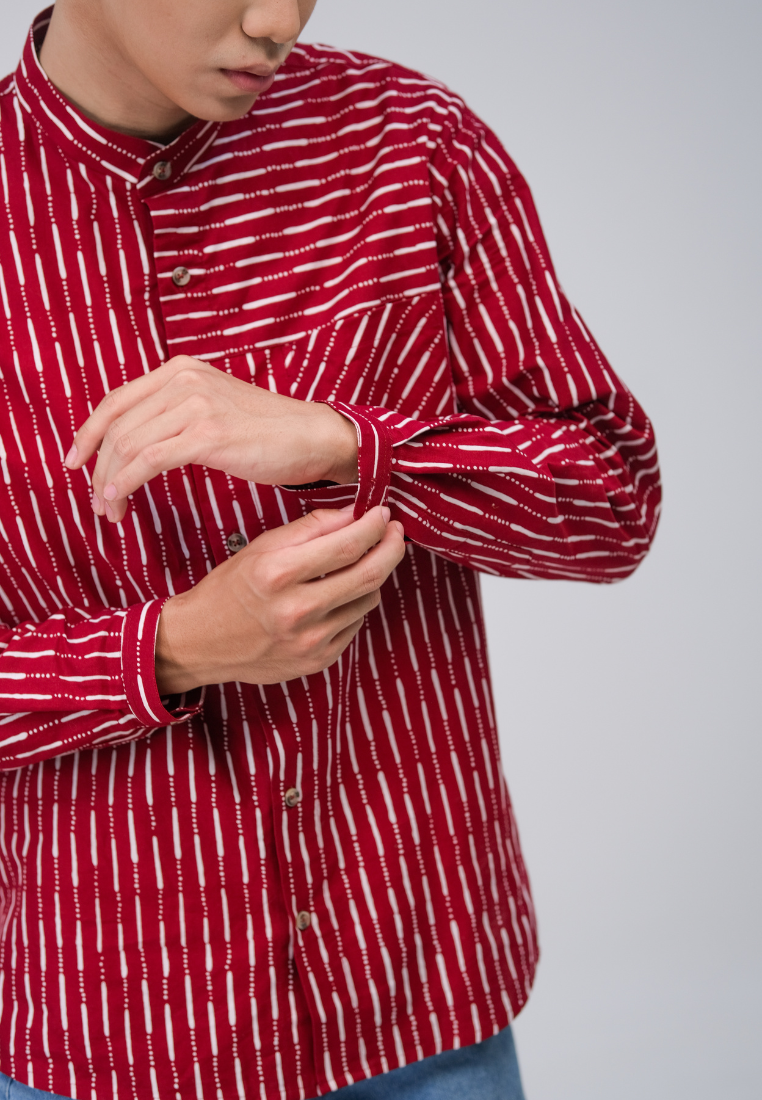 Bagas Shirt Maroon