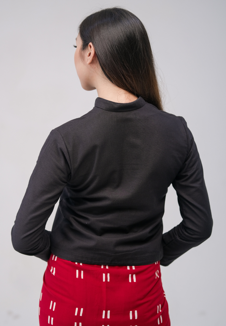 Eden Kebaya Tangan Panjang Black