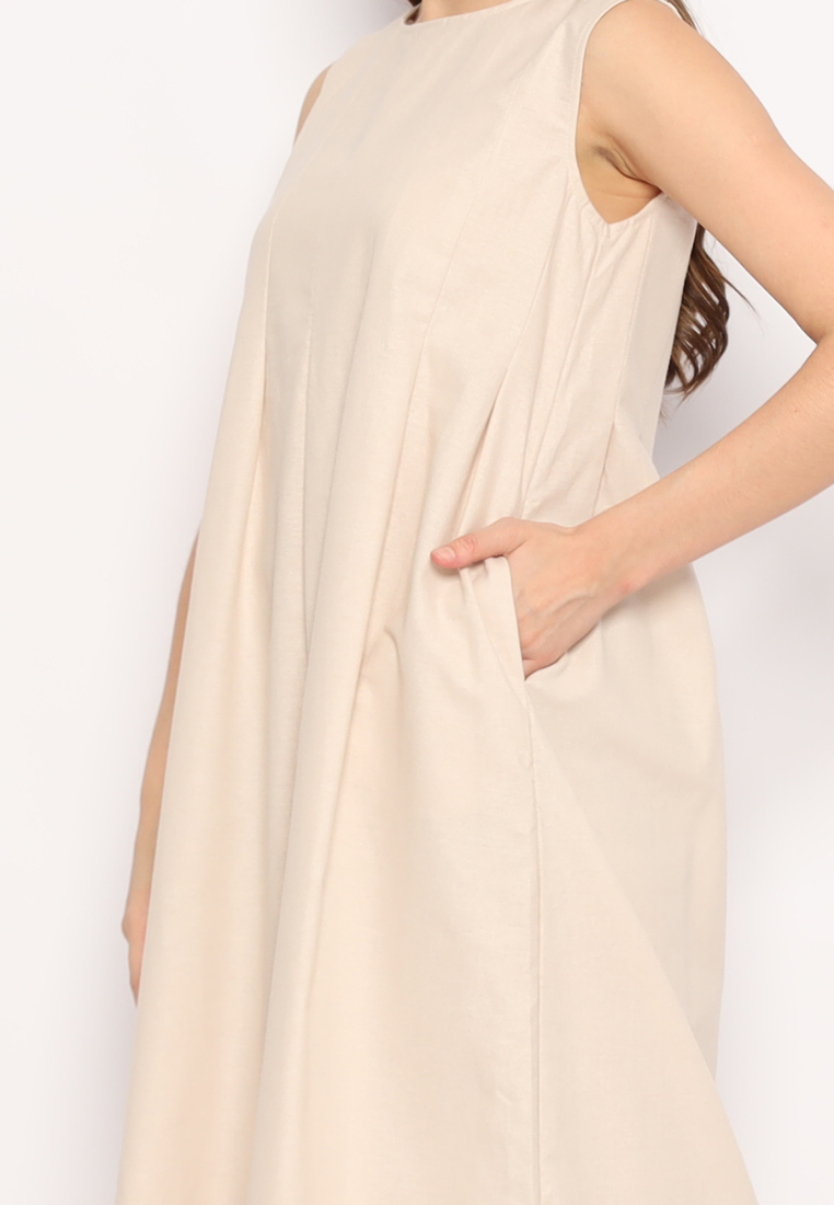 Gracy Maxi Dress Nude