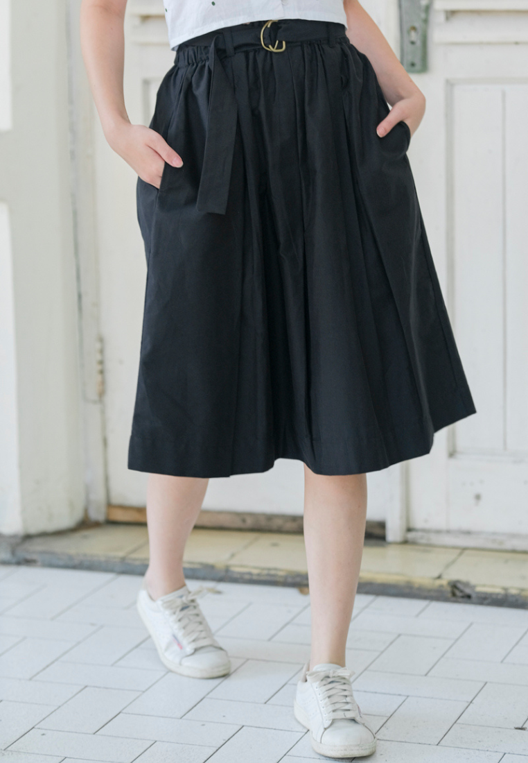 Gita Skirt Plain Black
