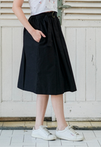 Gita Skirt Plain Black
