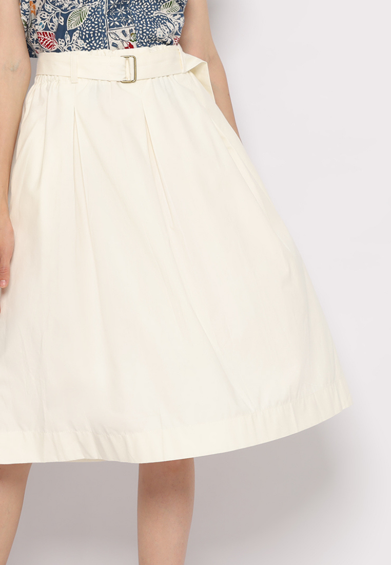 Gita Skirt Plain Broken White