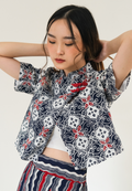 Atmari Outer Blouse Blue