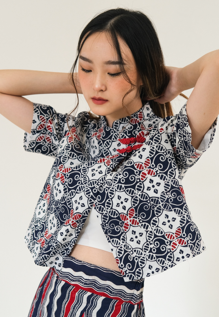 Atmari Outer Blouse Blue