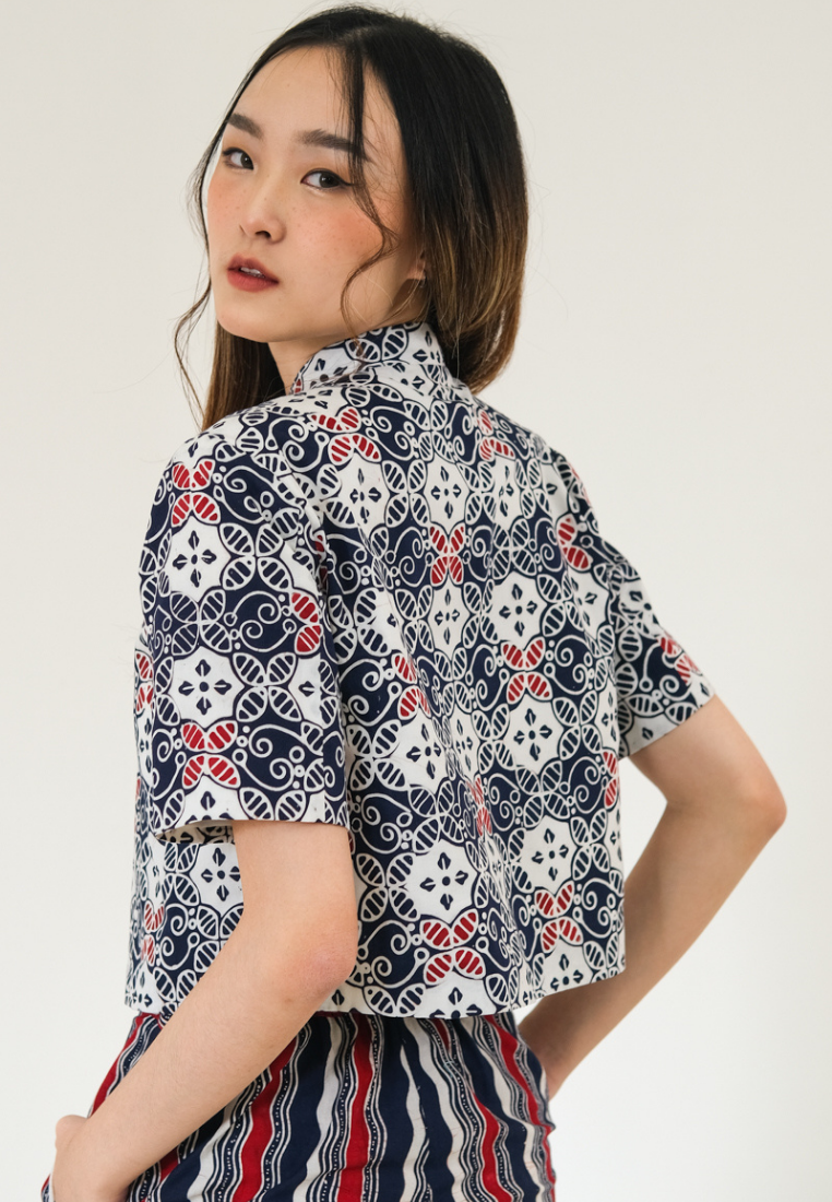 Atmari Outer Blouse Blue