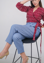 Nuria Long Pants Denim Light