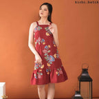 Kichi Batik Dress Batik Sukma Red
