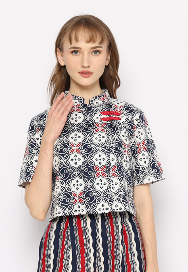 Atmari Outer Blouse Blue
