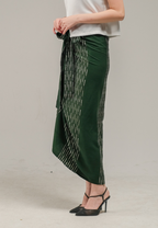 Ananta Wrapskirt Hujan Dark Green