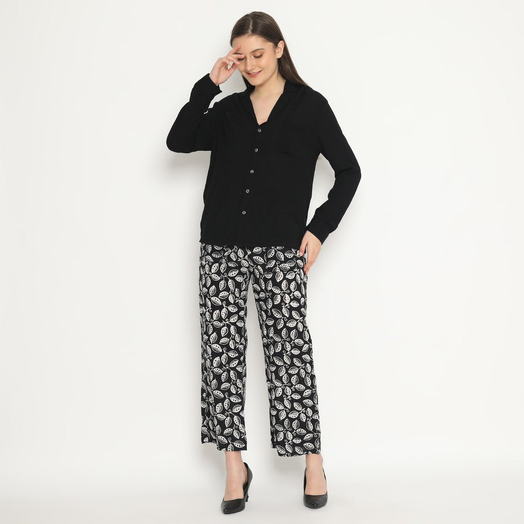 Kichi Batik Kemeja Metis Hitam