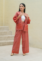 Nuria Pants Kawung Brick