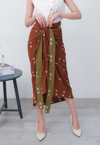 Ningta Wrap Skirt Brick