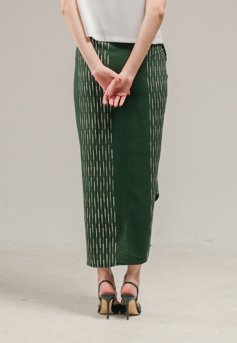 Ananta Wrapskirt Hujan Dark Green