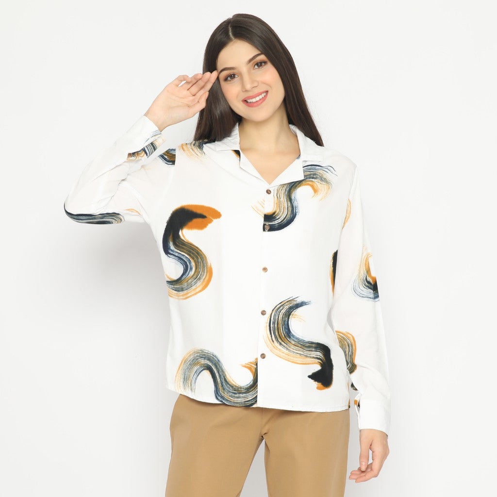 Kichi Batik Shibori Metis White