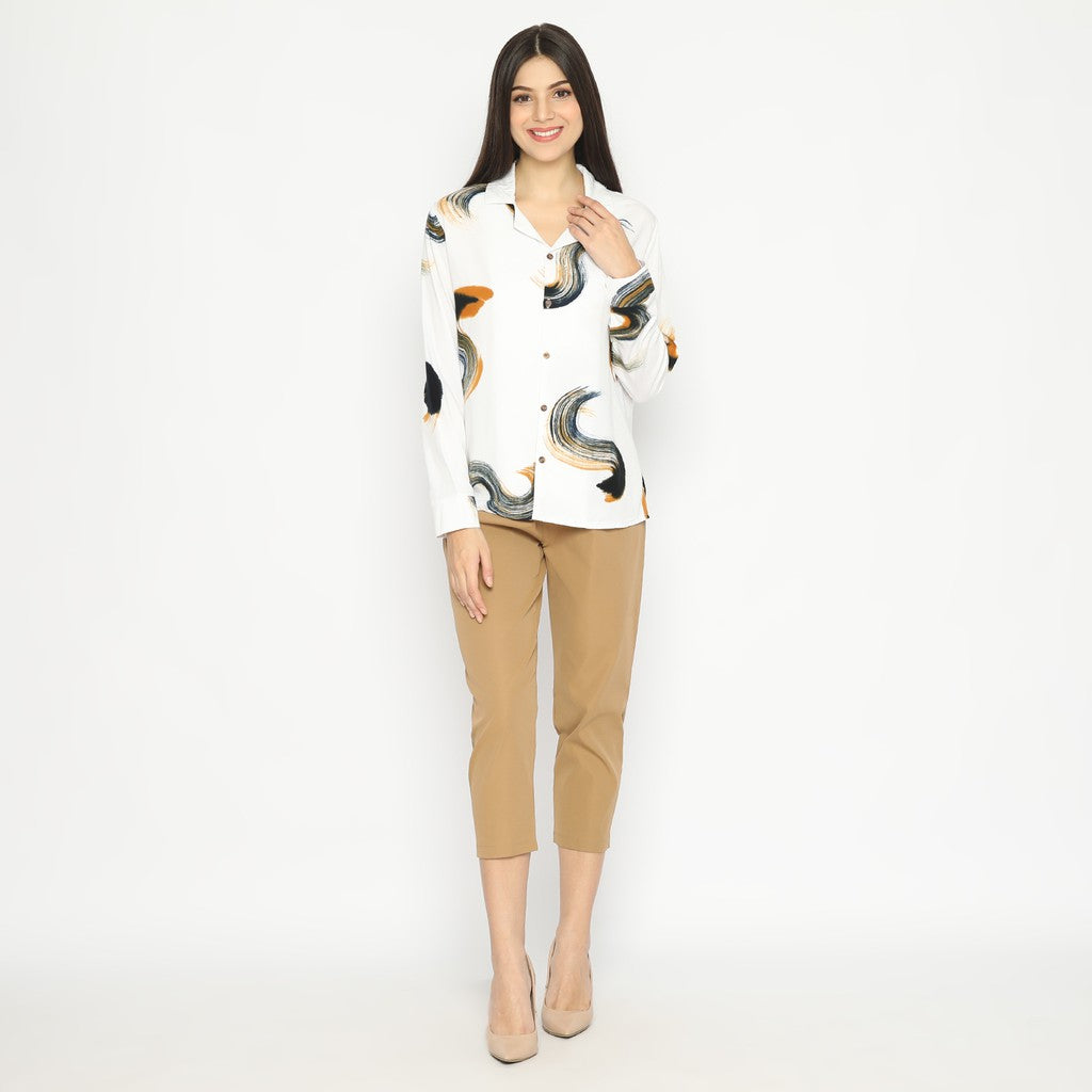 Kichi Batik Shibori Metis White