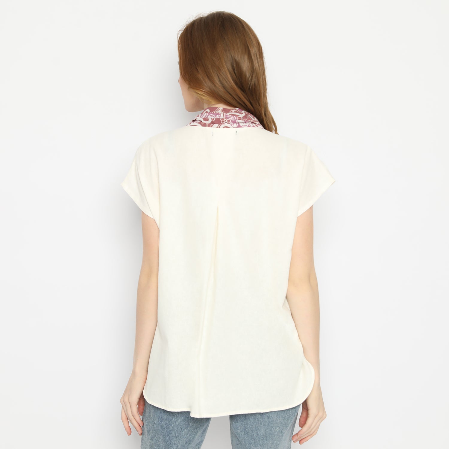 Blouse Batik Wiyana White