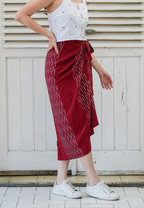 Ananta Warpskirt Hujan Red