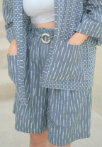 Nuria Midi Pants Grey