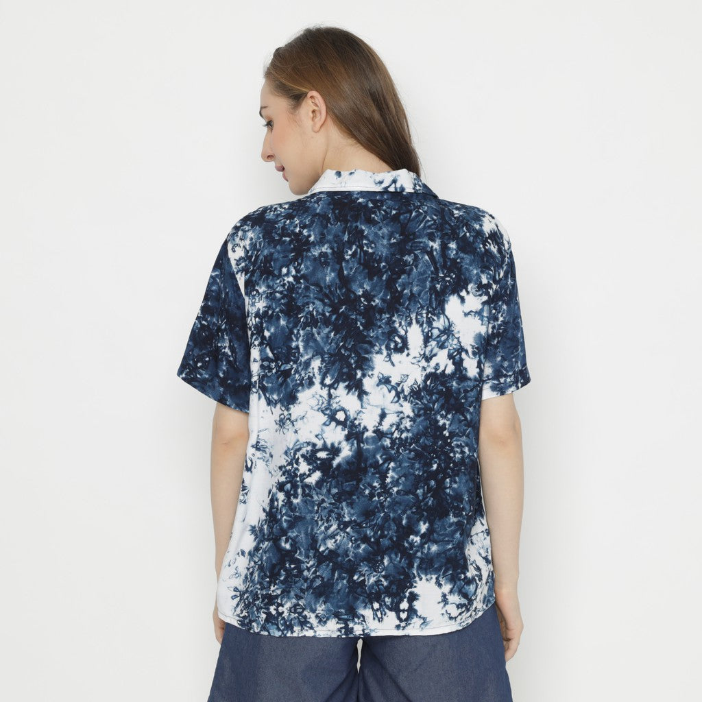 Kichi Batik Kemeja Tie Dye Batik Langit