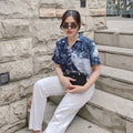 Kichi Batik Kemeja Tie Dye Batik Langit