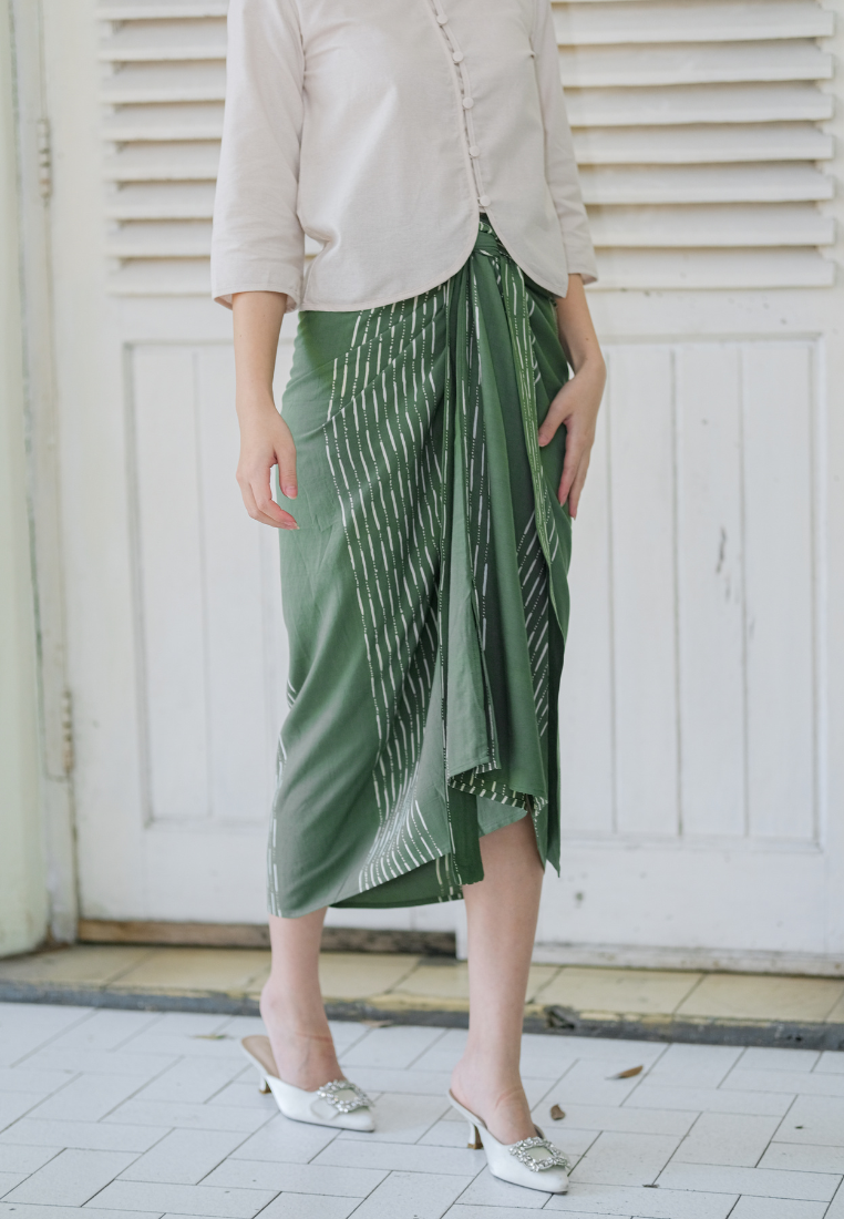 Ananta Warpskirt Hujan Green