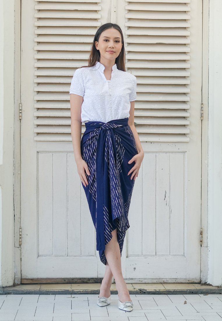 Ananta Warpskirt Hujan Navy