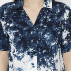Kichi Batik Kemeja Tie Dye Batik Langit