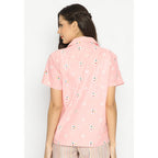 Kichi Batik Kemeja Jumputan Pink Pastel Nismara