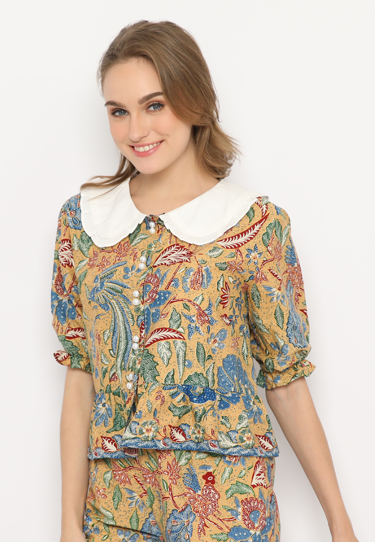 Chalya Blouse Brown