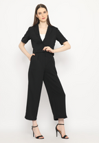 Vio Blazer Tangan Pendek Black