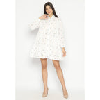 Kichi Batik Shirtdress Jumputan Putih Kaluna