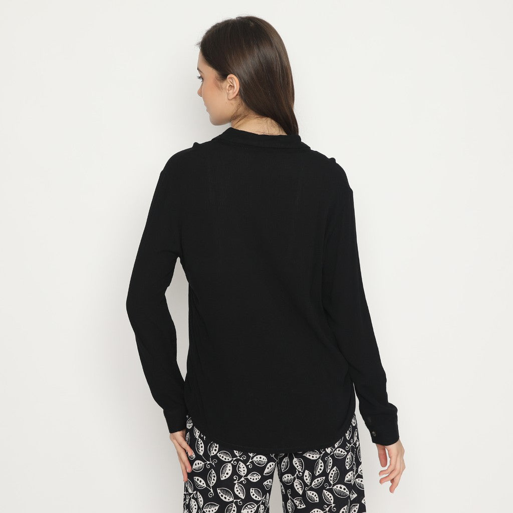 Kichi Batik Kemeja Metis Hitam