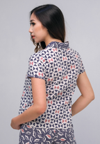 Mia Blouse Motif A Grey