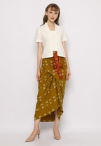 Ningta Wrap Skirt Olive