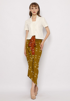 Ningta Wrap Skirt Olive