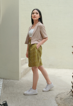 Nuria Midi Pants Olive