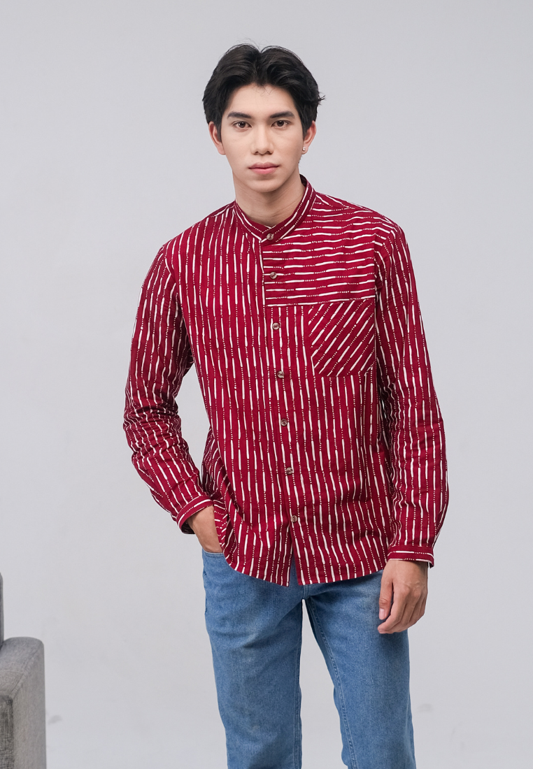 Bagas Shirt Maroon