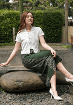 Ananta Wrapskirt Hujan Dark Green