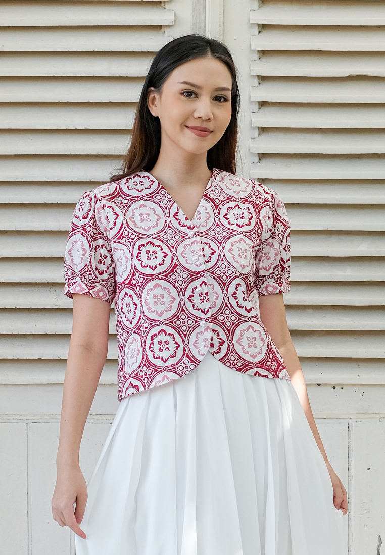 Olesia Blouse Red