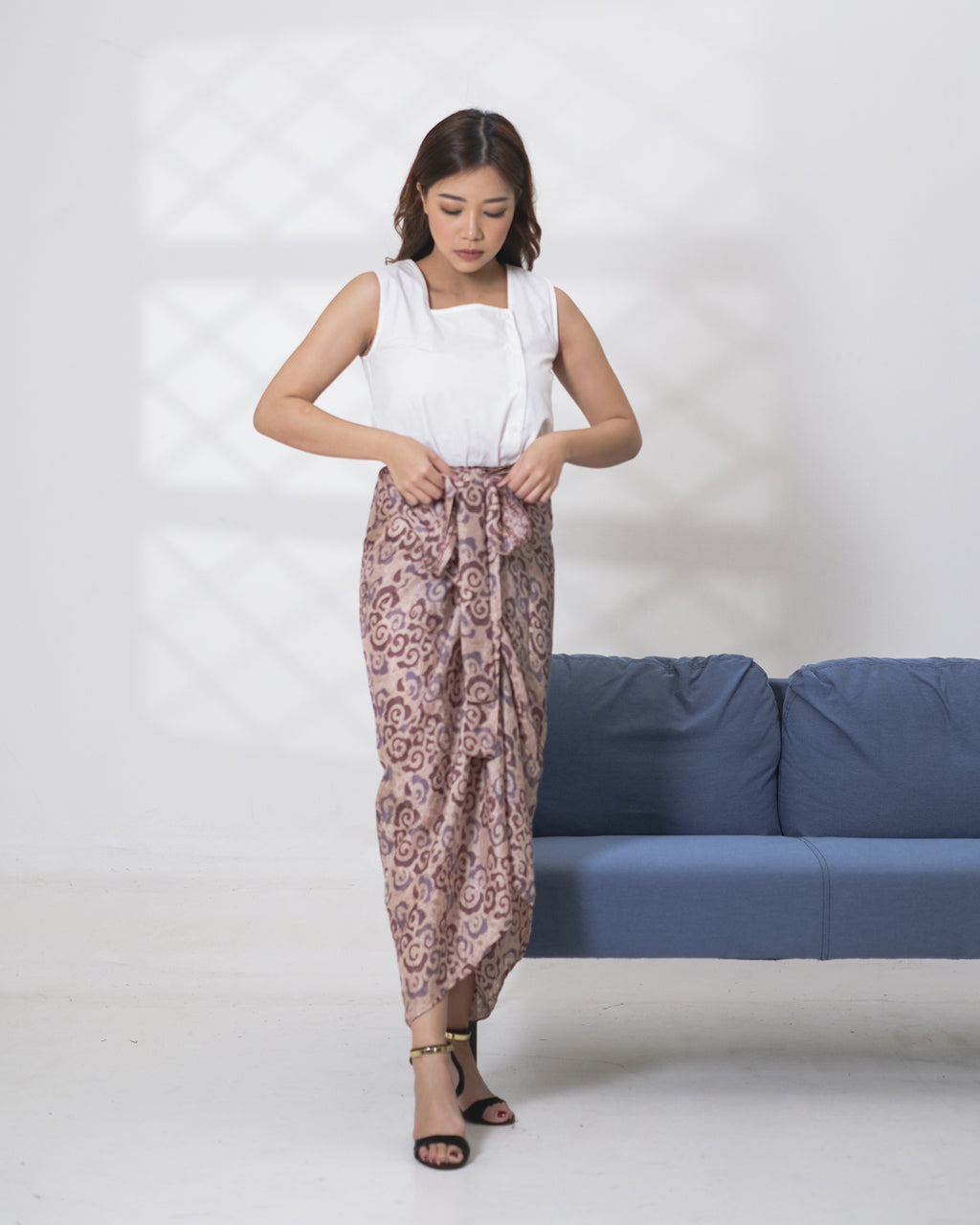 Martya Wrap Skirt Cream