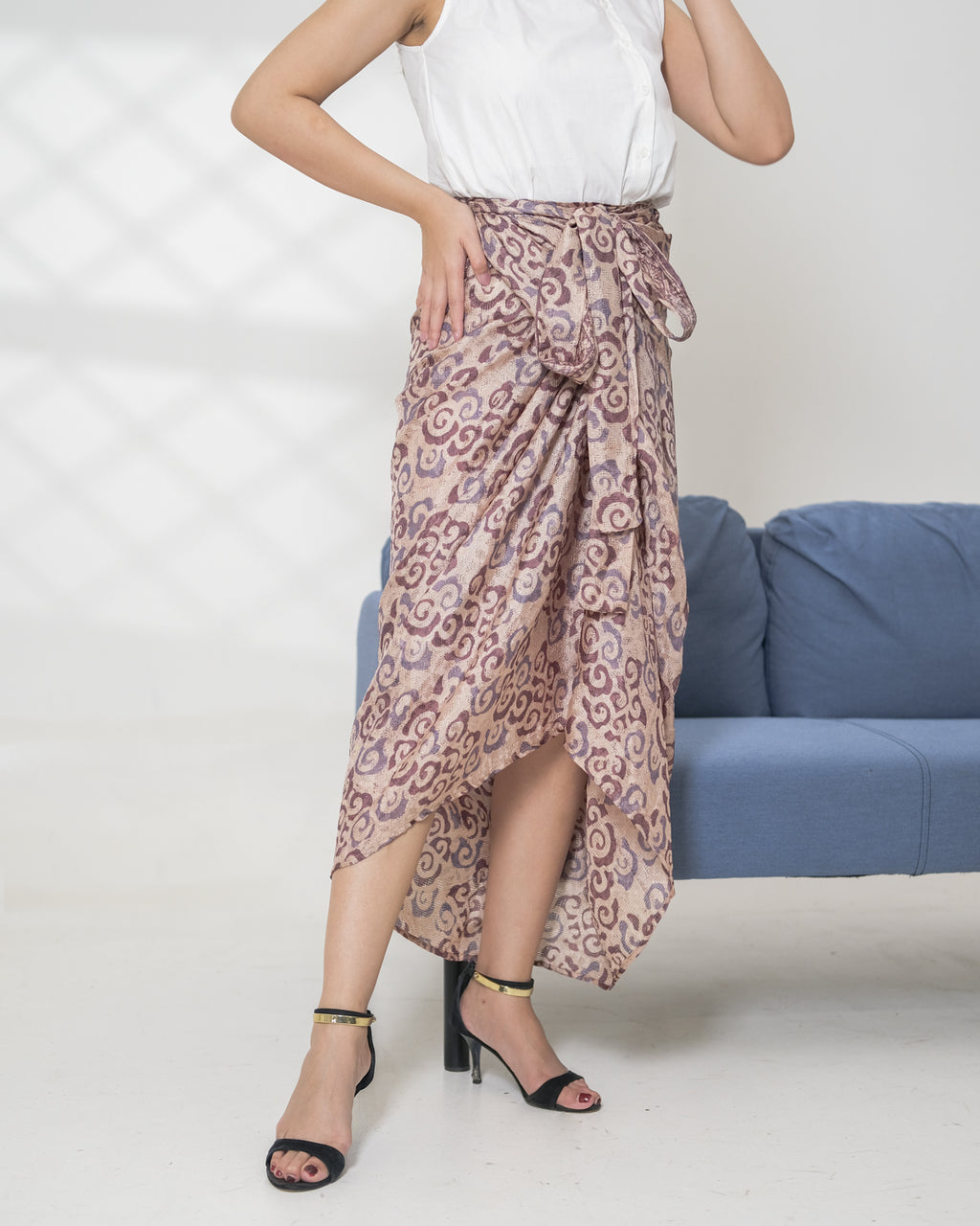 Martya Wrap Skirt Cream