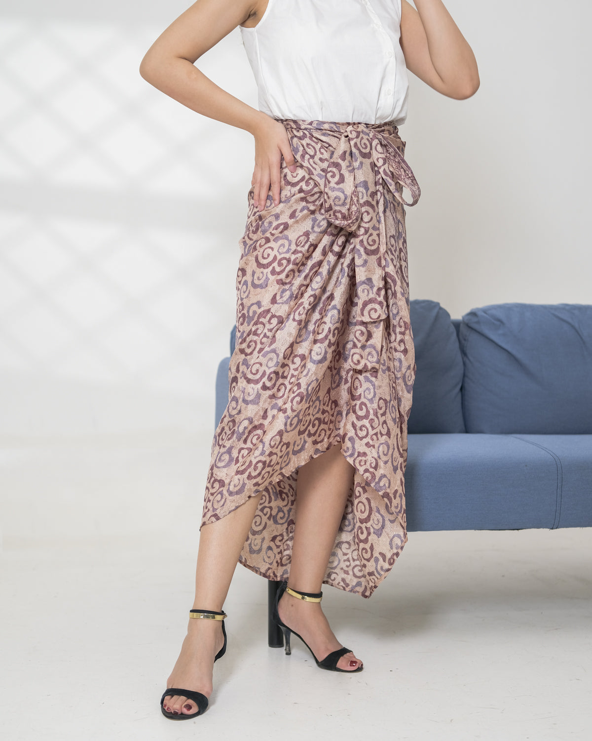 Martya Wrap Skirt Cream