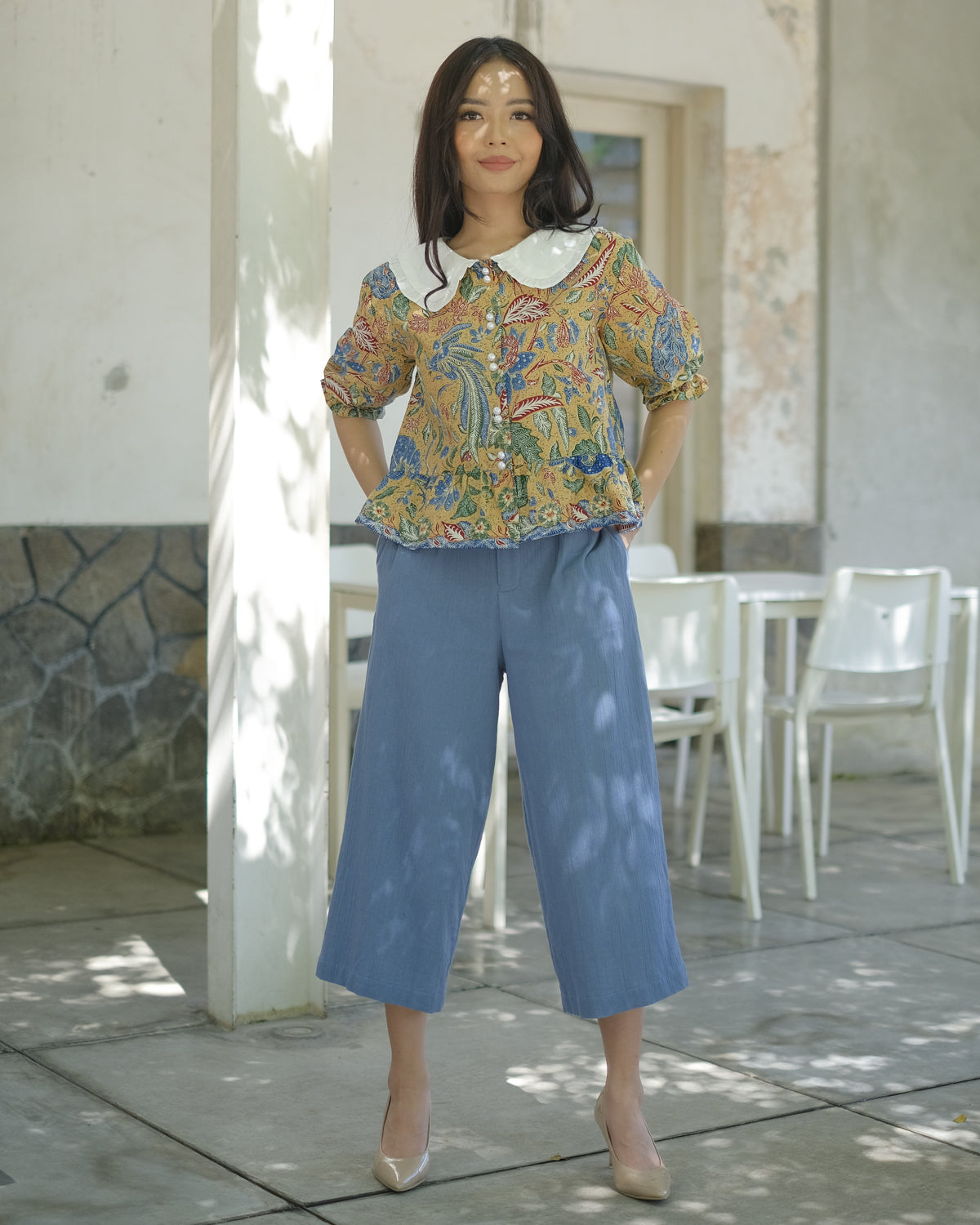 Chalya Blouse Brown