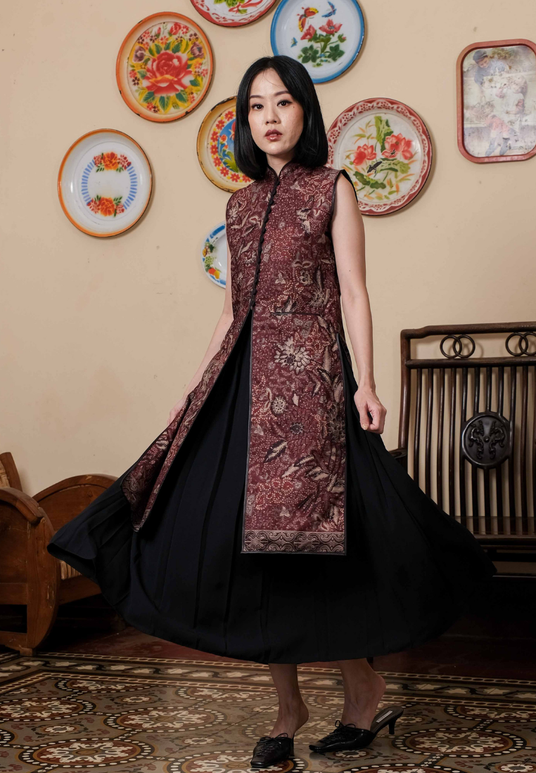 Samita Longtop Bunga Red