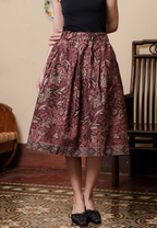 Gita Skirt Bunga Red