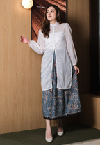 Samita Longtop Plain LS White
